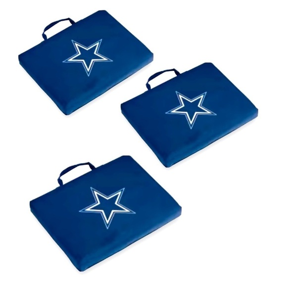 3 Dallas Cowboys Stadium Bleacher CushionsBUNDLE 3 Pack all new with tags